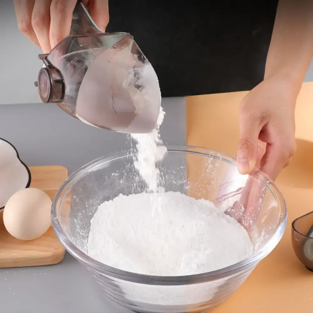 Adjustable Measuring Spoon with Scale – Precision Kitchen Tool for Baking & Cooking