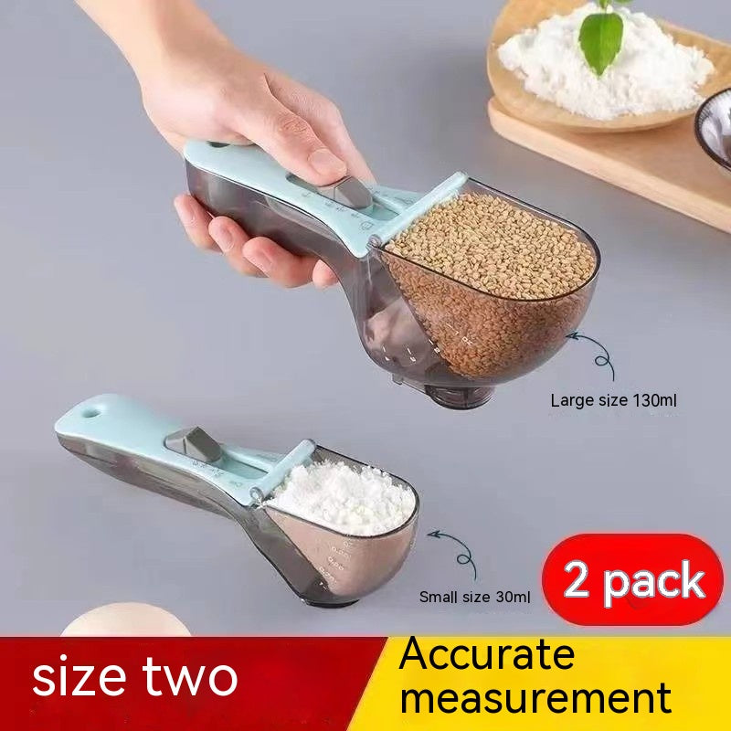 Adjustable Measuring Spoon with Scale – Precision Kitchen Tool for Baking & Cooking