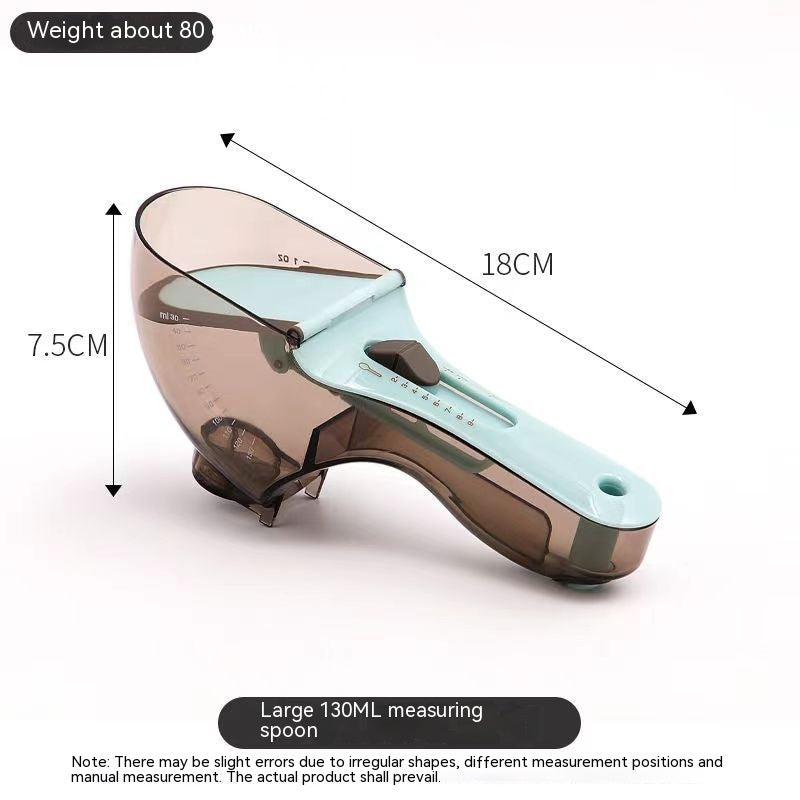 Adjustable Measuring Spoon with Scale – Precision Kitchen Tool for Baking & Cooking