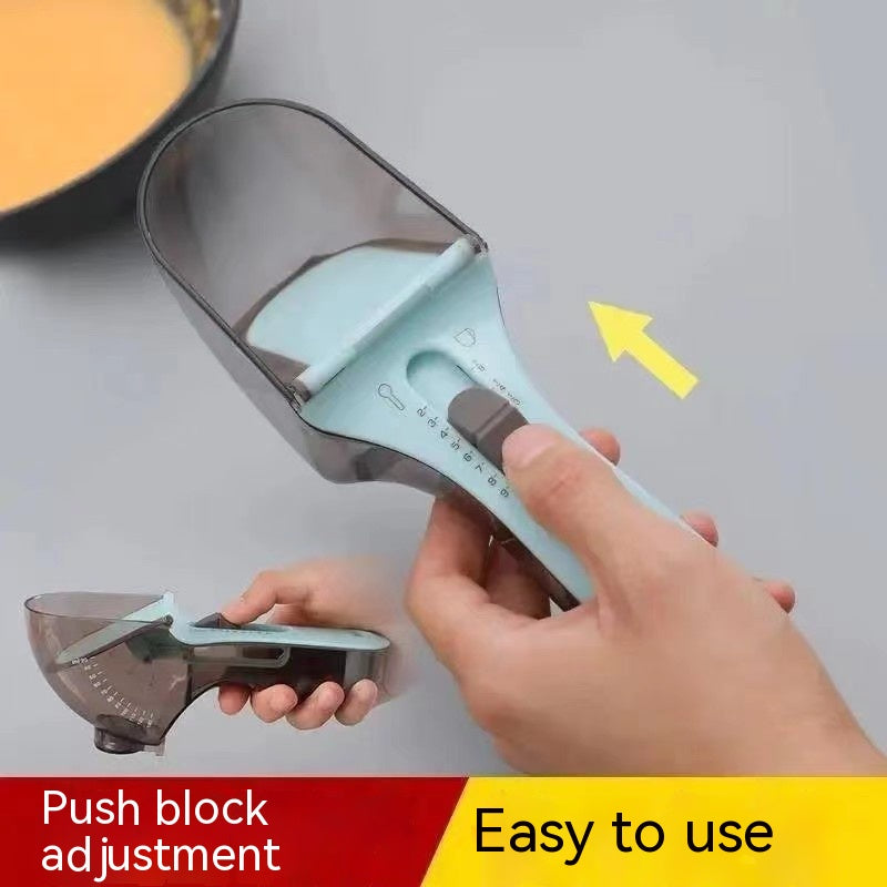 Adjustable Measuring Spoon with Scale – Precision Kitchen Tool for Baking & Cooking