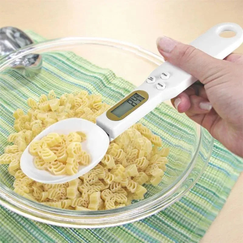 Digital Measuring Spoon Scale – LCD Kitchen Scale for Precise Coffee & Baking Measurements