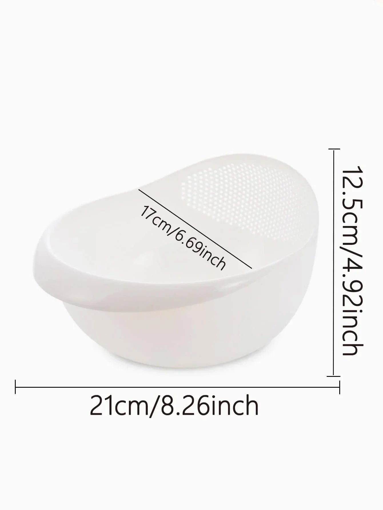Multi-Function Rice Washer & Drain Basket – Kitchen Colander for Rice, Fruits & Vegetables