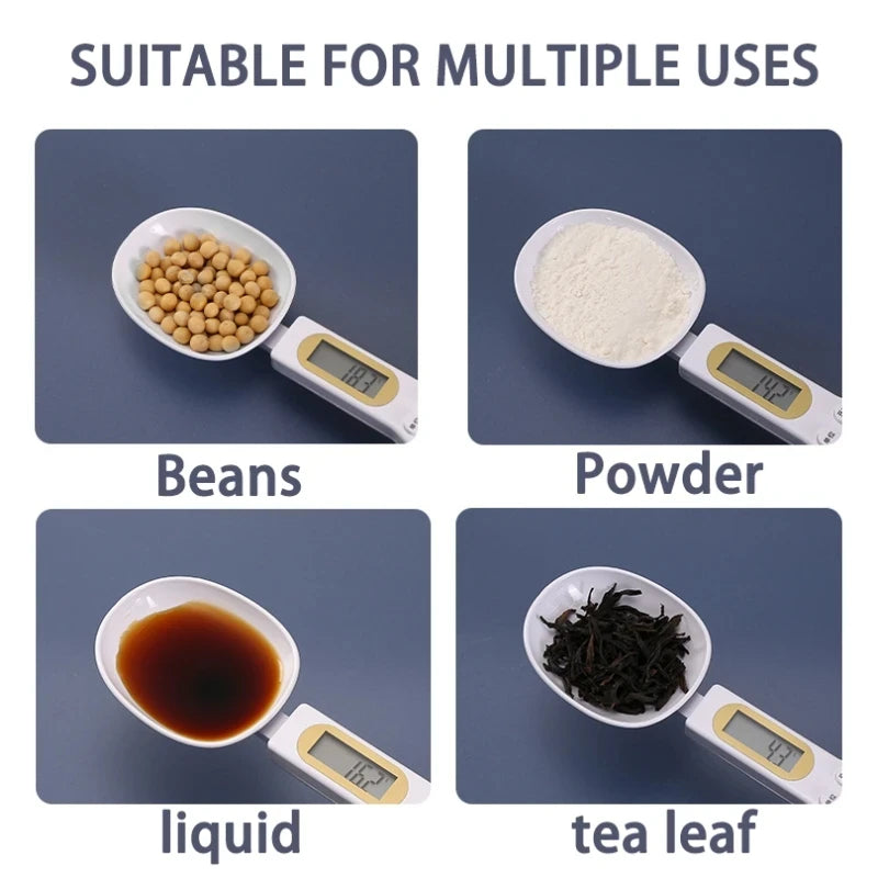 Digital Measuring Spoon Scale – LCD Kitchen Scale for Precise Coffee & Baking Measurements