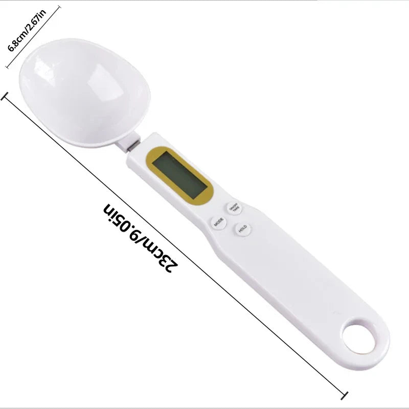 Digital Measuring Spoon Scale – LCD Kitchen Scale for Precise Coffee & Baking Measurements