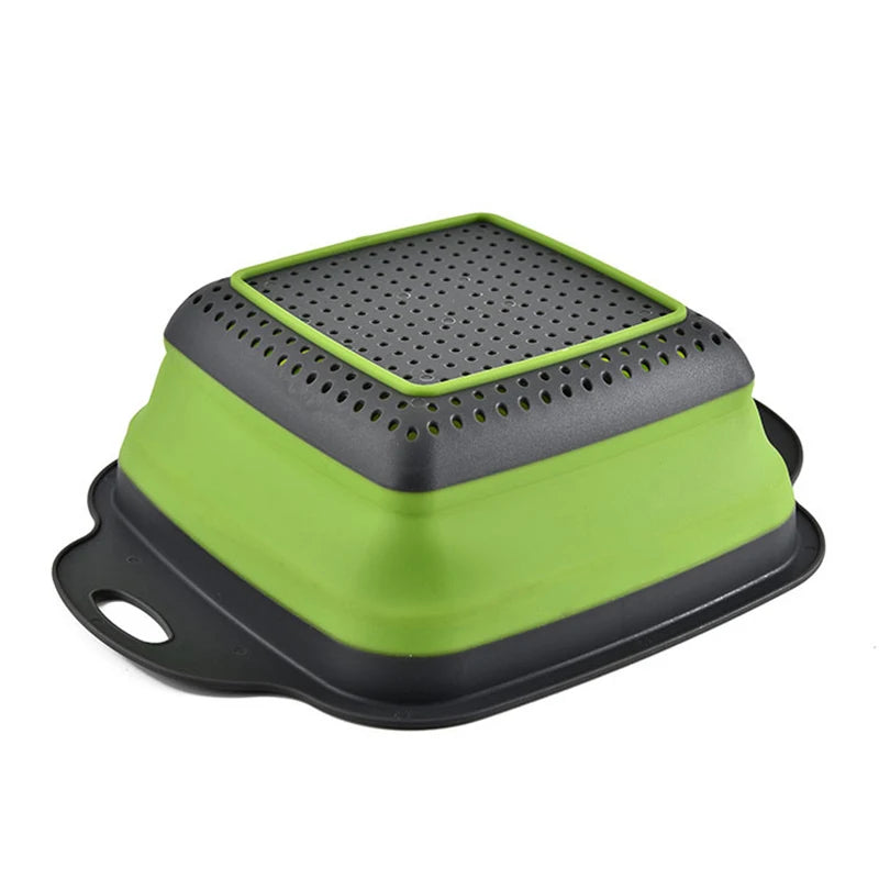 Collapsible Vegetable Washing Basket – Foldable Kitchen Colander & Fruit Strainer